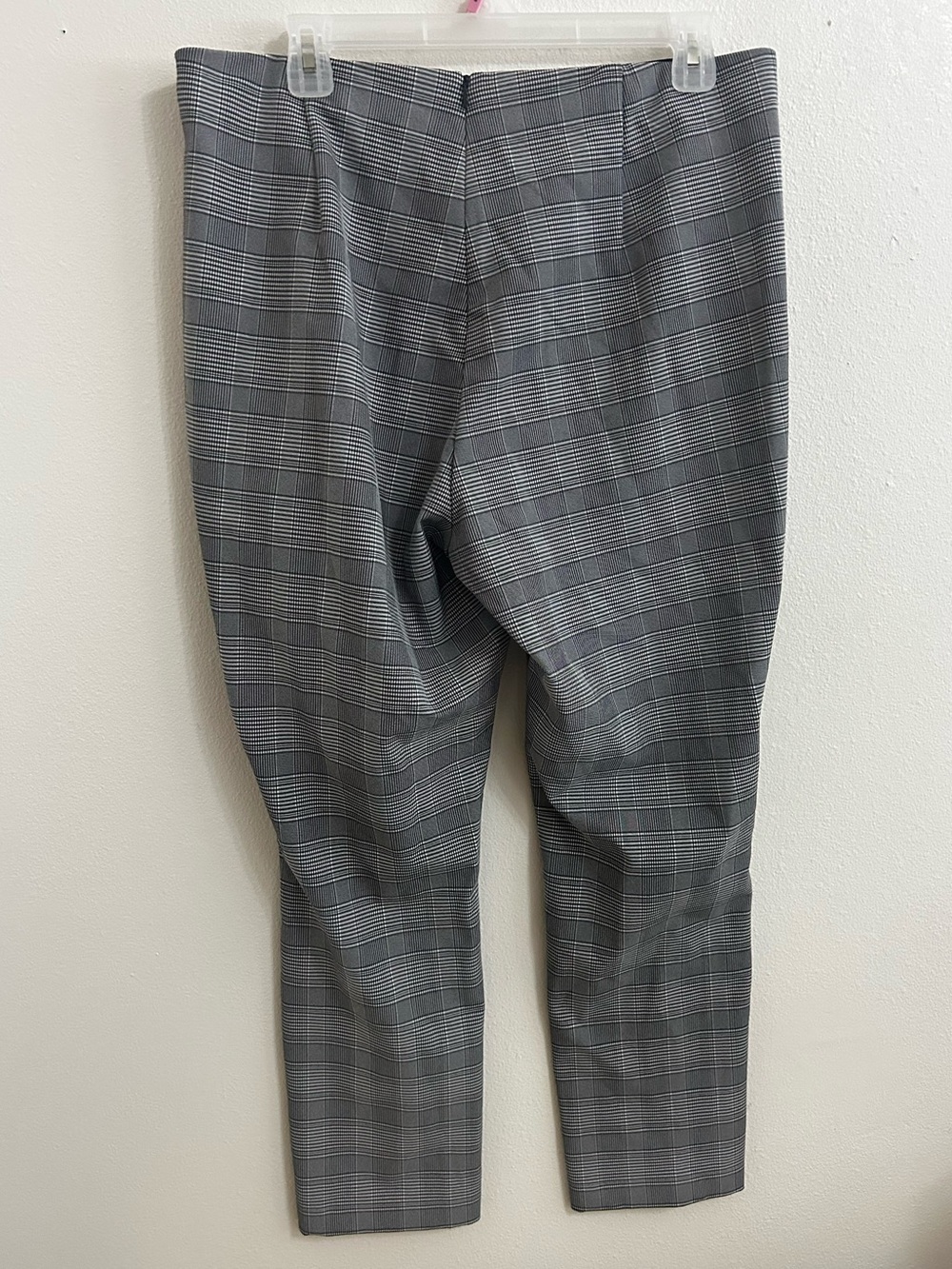 Rag & Bone black and white plaid elastic waistband trousers - Picture 2 of 6